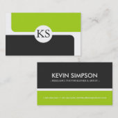 モダンな名刺 名刺 (正面/裏面)