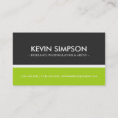 モダンな名刺 名刺 (裏面)