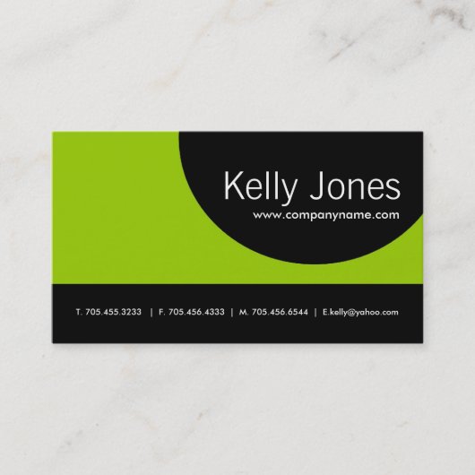 モダンな名刺 名刺 (正面)