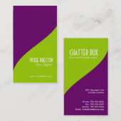 モダンな名刺 名刺 (正面/裏面)