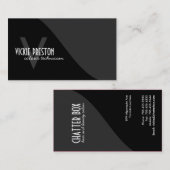 モダンな名刺 名刺 (正面/裏面)