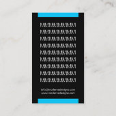 モダンな名刺 名刺 (裏面)