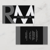 モダンな名刺 名刺 (正面/裏面)