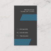モダンな名刺 名刺 (裏面)
