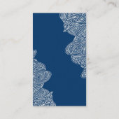 モダンな名刺(抽象的な前部および背部) 名刺 (裏面)