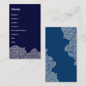 モダンな名刺(抽象的な前部および背部) 名刺 (正面/裏面)