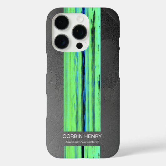 モダンな名前の抽象テクスチャiPhoneケース Case-Mate iPhoneケース (裏面)