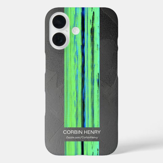 モダンな名前の抽象的なテクスチャiPhoneケース Case-Mate iPhoneケース (裏面)
