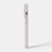 モダンな名前入りスマホケース iPhoneケース (左側面)
