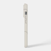 モダンな名前 iPhoneケース (左側面)