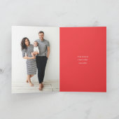 モダンな喜びのタイプ エレガント2 フォト クリスマス (内部)