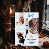 モダンな喜びの家族写真コラージュ シーズンカード