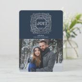 モダンな喜び|の休日の写真カード シーズンカード (スタンド正面)