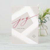 モダンな喜び シンプル アブストラクト 非写真 シーズンカード (スタンド正面)