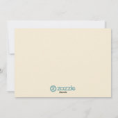 モダンな国旗の祝日写真カード - 青 シーズンカード (裏面)