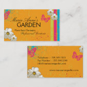モダンな園芸名刺 名刺 (正面/裏面)