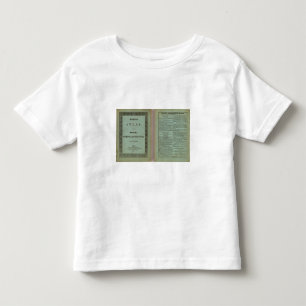モダンな地図書 トドラーTシャツ