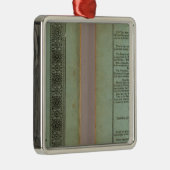 モダンな地図書 メタルオーナメント (右)