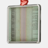 モダンな地図書 メタルオーナメント (左)