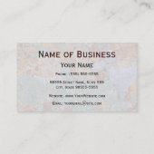 モダンな地衣の石の質 名刺 (裏面)