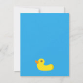 モダンな夏の誕生日のプールのパーティの招待状 招待状 (裏面)