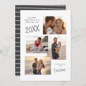 モダンな多写真コラージュカード シーズンカード (正面/裏面)