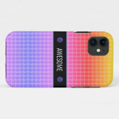 モダンな多色の水玉模様 Case-Mate iPhoneケース (裏面(横))