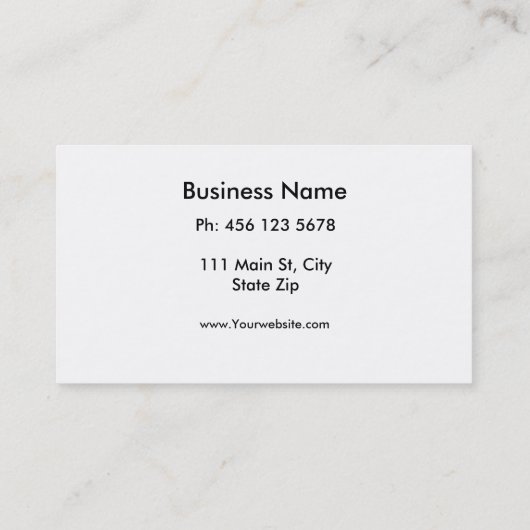 モダンな多色刷りの水彩画は抽象美術を冷却します 名刺 (裏面)