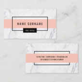 モダンな大理石のきれいな名刺 名刺 (正面/裏面)