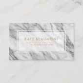 モダンな大理石の名刺 名刺 (正面)