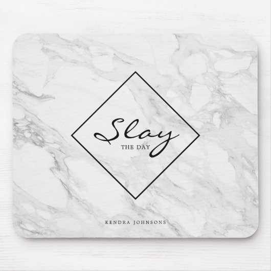モダンな大理石 マウスパッド (正面)
