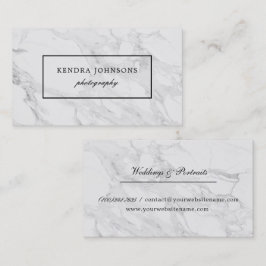 モダンな大理石 名刺