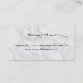 モダンな大理石 名刺 (裏面)