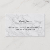 モダンな大理石 名刺 (裏面)