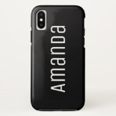 モダンな太字フォント Case-Mate iPhoneケース (裏面)
