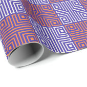 モダンな季節のコンテンポラリーなバースデーギフト ラッピングペーパー (ロールコーナー)