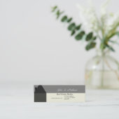 モダンな家の不動産業者の家はProvを整備します スキニー名刺 (スタンド正面)