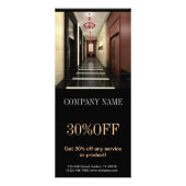 モダンな家の経験豊かな人の革新のインテリア・デザイナー ラックカード (正面)