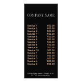 モダンな家の経験豊かな人の革新のインテリア・デザイナー ラックカード (裏面)