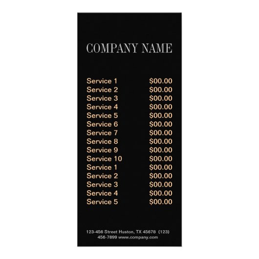 モダンな家の経験豊かな人の革新のインテリア・デザイナー ラックカード (裏面)