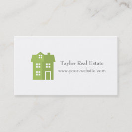 モダンな家アイコン不動産の名刺 名刺