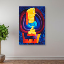 モダンな家族の肖像画アート