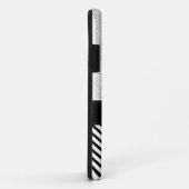 モダンな対角線のストライプでカスタムな写真のiPhone 5の場合 Case-Mate iPhoneケース (裏面/右)