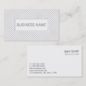 モダンな対角線は美容師の名刺を並べます 名刺 (正面/裏面)