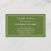 モダンな専門のイタリアンな建築の写真 名刺 (裏面)