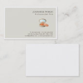 モダンな専門のエレガントな美容院の上品 名刺 (正面/裏面)