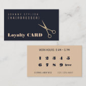 モダンな専門のスタイルのロイヤリティカード ロイヤリティカード (正面/裏面)