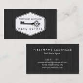 モダンな専門の不動産 名刺 (正面/裏面)