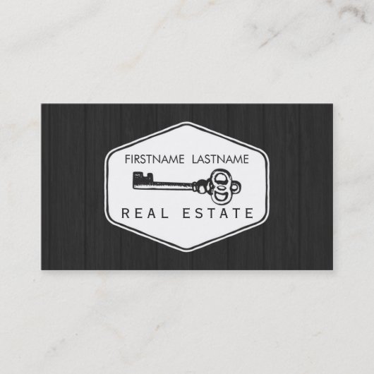 モダンな専門の不動産 名刺 (正面)