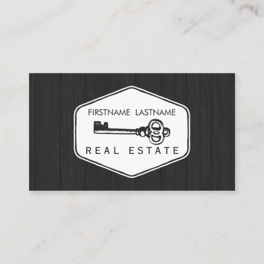 モダンな専門の不動産 名刺 (正面)